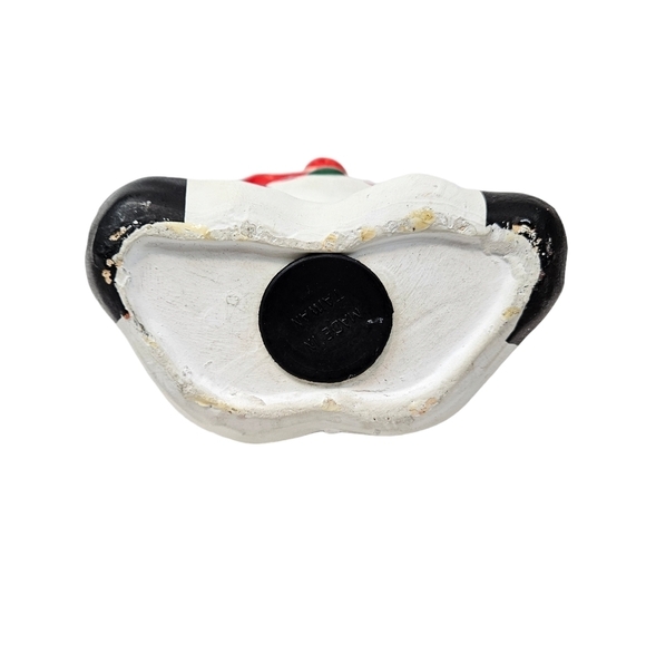 Vintage Clown Chalkware Plaster Piggy Bank Coin Bank Made in Taiwan - Picture 6 of 8